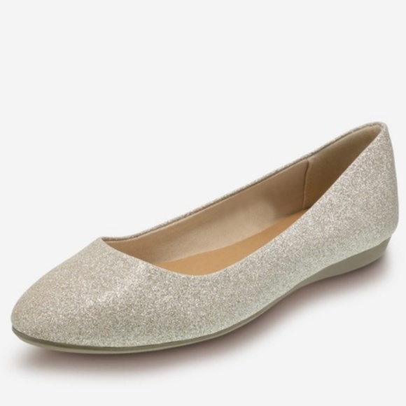 American Eagle Outfitters Shoes - NEW American Eagle 12 Clinton Glitter Ballet Flat